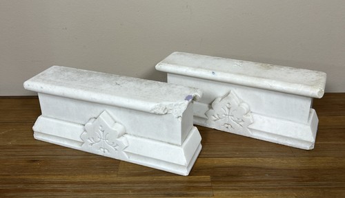 Vintage white marble - vintage, carved